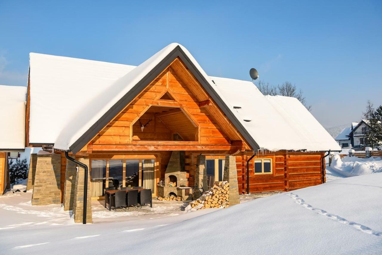 Labowska Chata - Basen, Sauna, Grota Solna Łabowa Exteriör bild