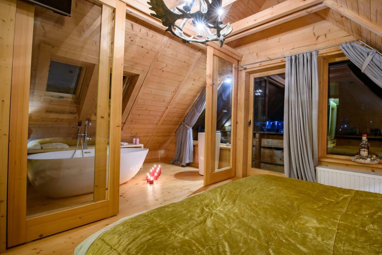 Labowska Chata - Basen, Sauna, Grota Solna Łabowa Exteriör bild