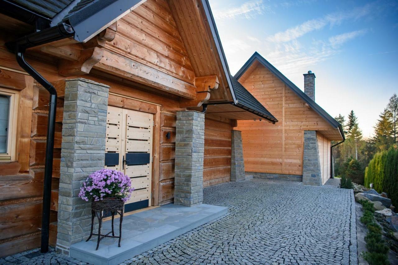 Labowska Chata - Basen, Sauna, Grota Solna Łabowa Exteriör bild