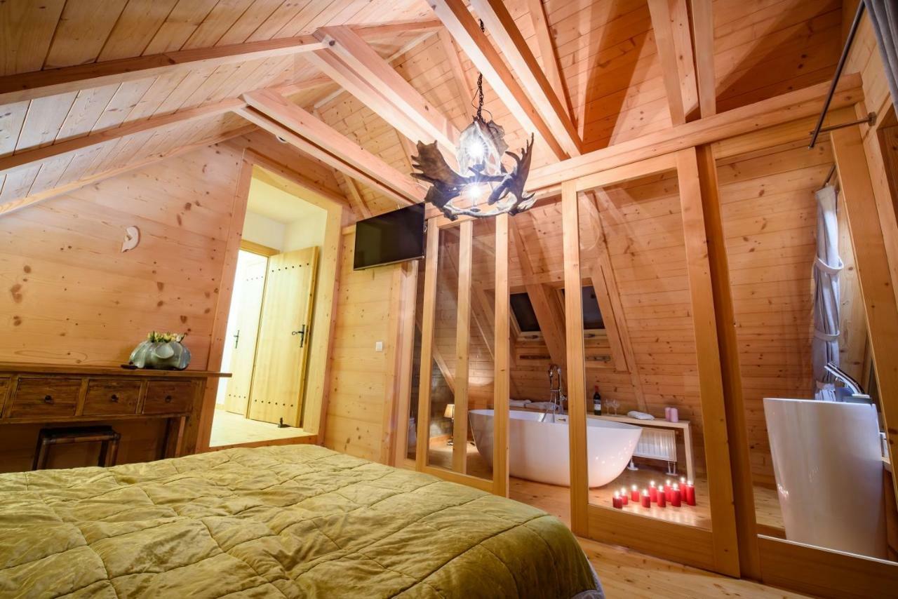 Labowska Chata - Basen, Sauna, Grota Solna Łabowa Exteriör bild