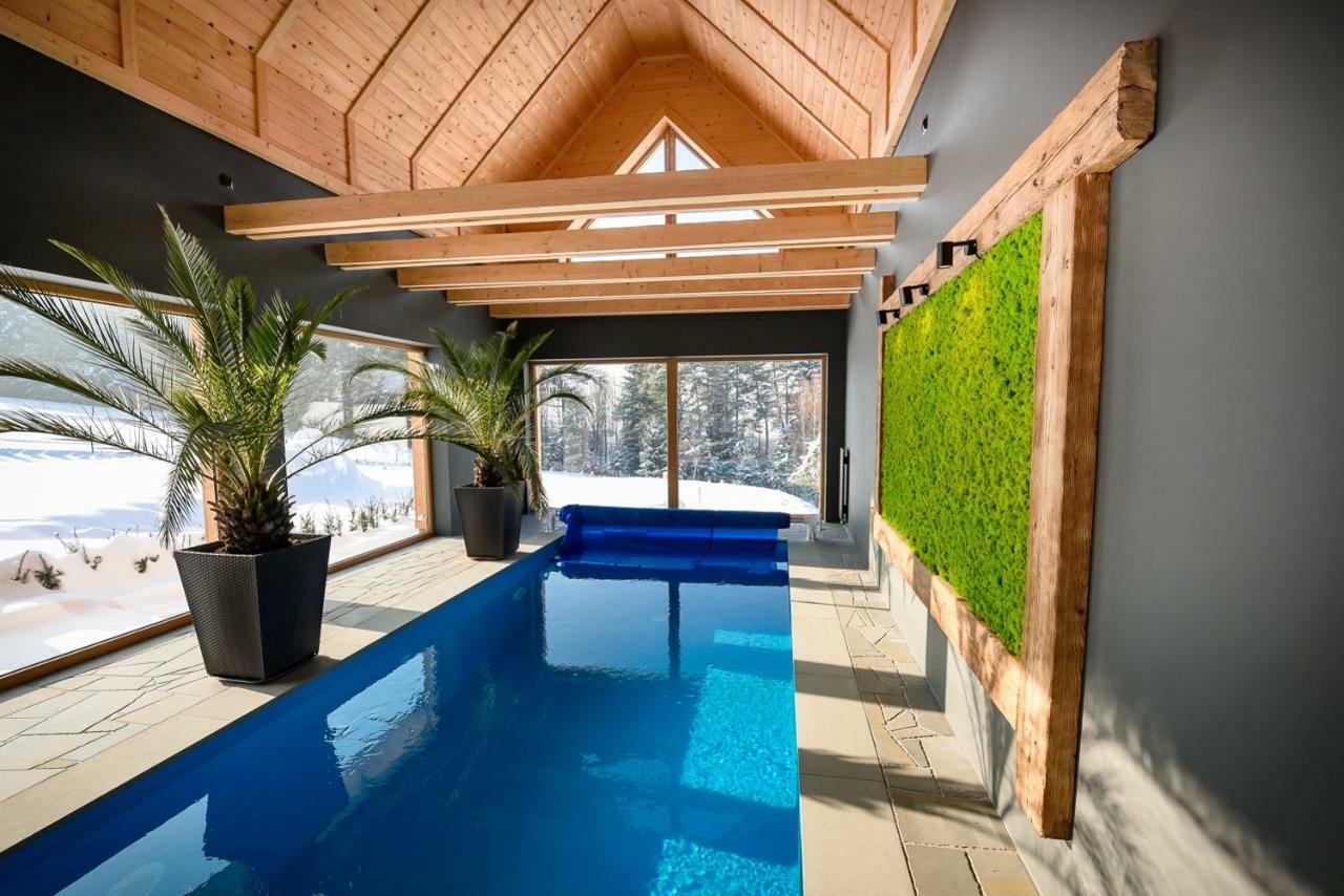 Labowska Chata - Basen, Sauna, Grota Solna Łabowa Exteriör bild
